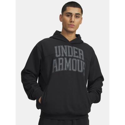Under Armour UA Rival LW Graphic Hoodie-BLK čierna