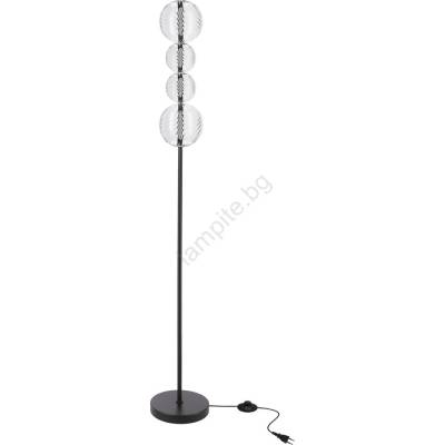 Candellux Led подова лампа playa led/15w/230v черна (ca1217)