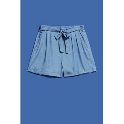 Moodo WOMEN'S SHORTS L-SH-4016 D.Blue biela svetlomodrá