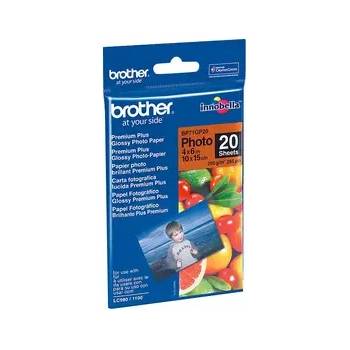 Brother BP71GP20 photo paper A6 20BL 190g/qm for MFC-6490CW DCP-375CW 6890CDW (BP71GP20)