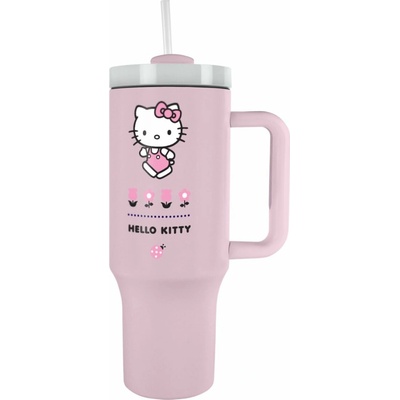 Epee Hello Kitty cestovný termohrnček so slamkou 1200 ml