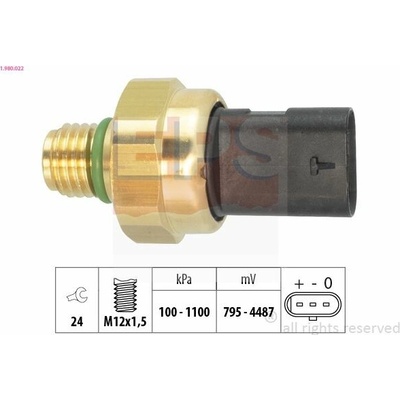 Snímač tlaku oleja EPS Made in Italy - OE Equivalent 1.980.022