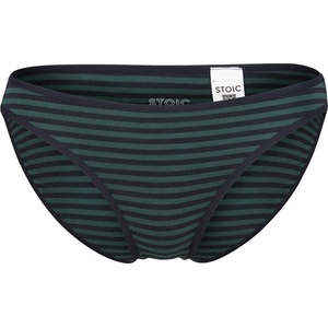Stoic Дамско мериносово термобельо Stoic Women's Merino150 AlsenSt. Brief Merino base layer - Dark Ocean Green / Dark Navy Striped - размер 3XL (115-1854-1317)