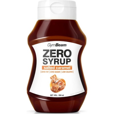 GymBeam Bezkalorický sirup slaný karamel 350 ml