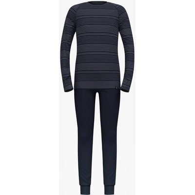 Odlo Active Warm Eco Set Set Long dark sapphire/gray ridge