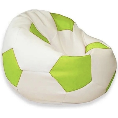 TiaHome malá futbalová lopta bielo limetková