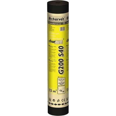 CHARVÁT a.s. Asfaltový protiradonový pás charBIT G200 S40 1x7,5 m 4 mm