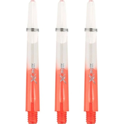 XQMax Darts Gradient with Logo - medium - clear red – Zboží Dáma