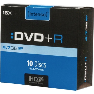 Intenso DVD+R 4,7GB 16x, 10ks