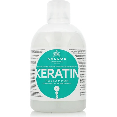 Kallos Keratin Shampoo With Keratin And Milk Protein 1000 ml