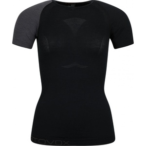 Ortovox Дамско мериносово термобельо Ortovox Women's 120 Comp Light Short Sleeve Merino base layer - Black Raven II - размер XS (115-0993-0311)