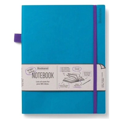That company called if Bookaroo Bigger Things Notebook Journal - Turquoise