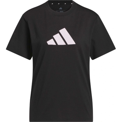 adidas SC Gingham Tee W černá