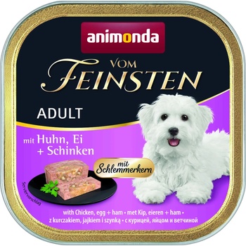 Animonda vom feinsten 2 in 1 chicken eggs and ham -Кучешки пастет с пилешко, яйца и шунка, 150 гр