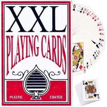 Hrací karty kanastové XXL