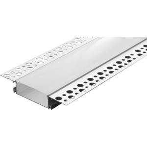 ULTRALUX ПРОФИЛ ultralux ЗА led ЛЕНТА ВГРАЖДАНЕ apg335 ШИРОК 46мм 3м (apg335)