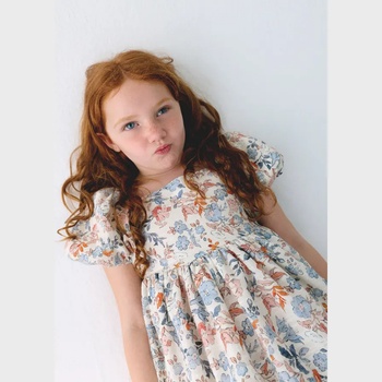 Mayoral Разкроена рокля цветя за мини момиче Mayoral