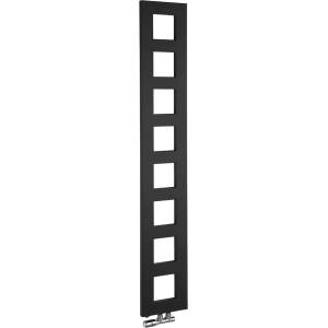SAPHO Block - Нагревателен елемент, 28x175 см, 461 W, матово черно IR182 (IR182)