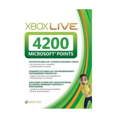 Microsoft Xbox Live predplatená karta 2100 bodov