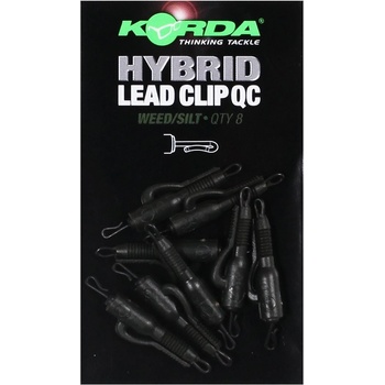 Korda QC Hybrid Lead Clip Weed/Silt 8 ks