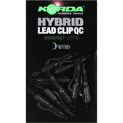 Korda QC Hybrid Lead Clip Weed/Silt 8 ks