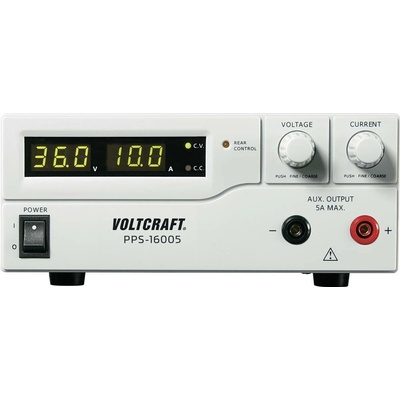 VOLTCRAFT PPS-16005 laboratorní zdroj s nastavitelným napětím, 1 - 36 , 0 - 10 A, 360 W, USB, Remote, lze programovat, v