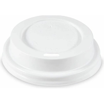 VEJU Viečko na pohár vypuklé Ø70mm biele :