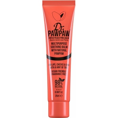 Dr. Pawpaw Peach Pink tónovací balzam na pery a líca 25 ml