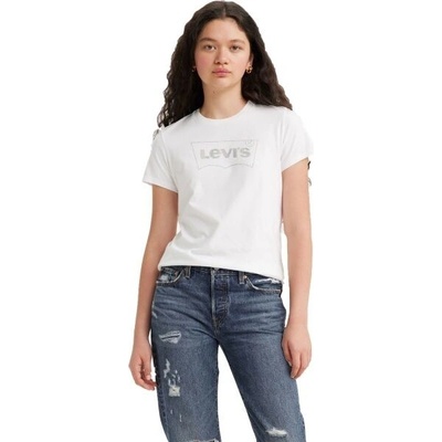 Levi's Bavlnené tričko biela