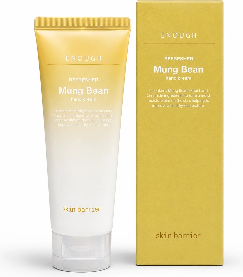 Enough Крем за ръце с екстракт от боб мунг 100 мл. ENOUGH Refresher Mung Bean Hand Cream
