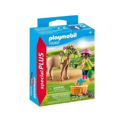 PLAYMOBIL Комплект Playmobil 70060 - Момиче с пони, 2970060