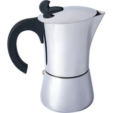 BasicNature Stainless Steel Espresso kávovar na 4 šálky