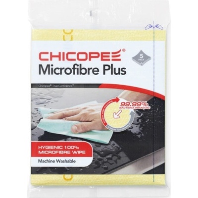 Utierky CHICOPEE Microfibre Plus 34x40 cm/5 ks žlté