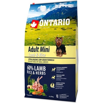 Ontario Adult Mini Lamb & Rice 6,5 kg