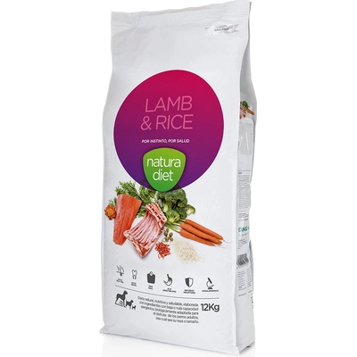 Natura Diet Dog Adult Lamb and Rice 12 kg
