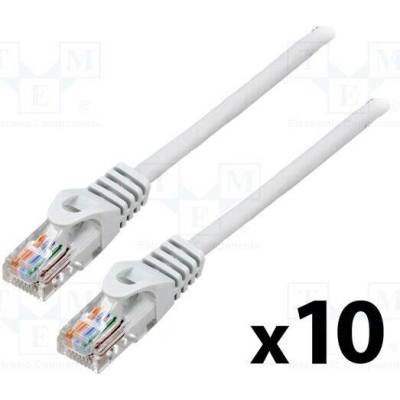 Lanberg PCU6-20CC-0300-S Patch U/UTP Cat 6 RJ45 vidlice z obou stran lanko CCA