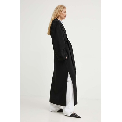 By Malene Birger Вълнено палто By Malene Birger в черно преходен модел (Q71360005Z)