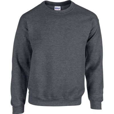 Gildan pánska mikina bez kapucne G18000 Dark Heather