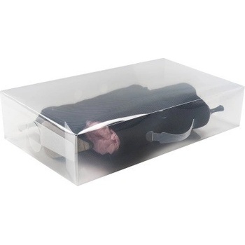 Compactor Transparentní úložný box na vysoké boty kozačky 30 x 52 x 11 cm