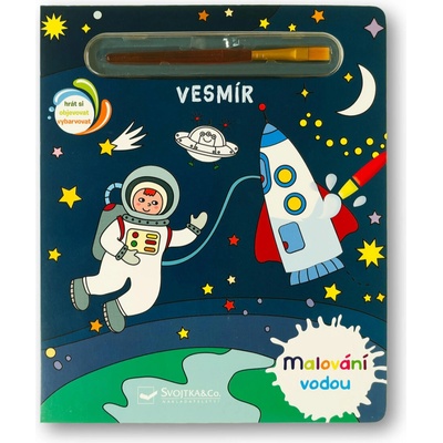 Malování vodou Vesmír