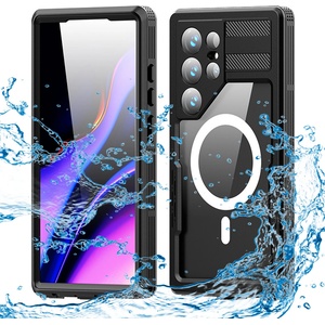 SHELLBOX Калъф Samsung Galaxy S24 Ultra - водоустойчив корпус ShellBox IP68 - черен