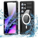 SHELLBOX Калъф Samsung Galaxy S24 Ultra - водоустойчив корпус ShellBox IP68 - черен
