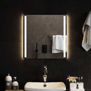 vidaXL LED огледало за баня, 50x50 см (151739)
