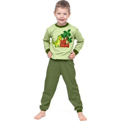 Jaks chlapecké pyžamo Dino green