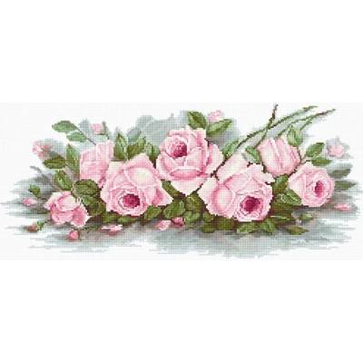 Luca-S Розова романтика - гоблен със схема bА2353