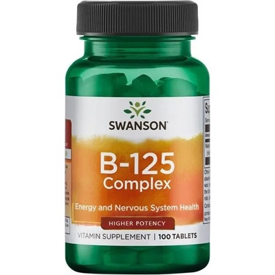 Swanson B-125 Complex, 100 таблетки, Swanson (SW1688)