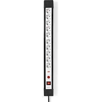 Nedis ESC103SPF1PRO Разпределение с 10 гнезда и защита от пренапрежение, H05VV-F 3G1, 5 mm2 , 3680 W, 16 A, дължина 3 m (ESC103SPF1PRO)