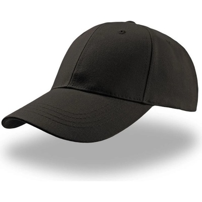 Atlantis Headwear Zoom 6 panelová baseballová COT-33000300299 Černá