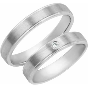 Eppi Zlaté svadobné obrúčky s diamantom Dirk RW34407