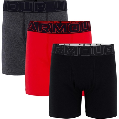 Under Armour Детски боксерки Under Armour 3pk Cotton Boxers Junior Boys - Blk/Red/Grey